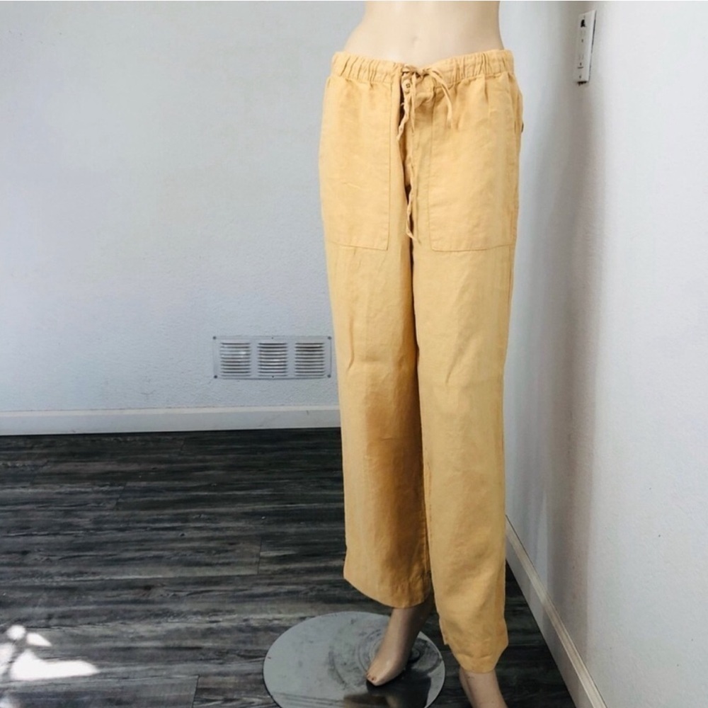 Mod.O.Doc Linen Button Front Relax Fit Pants Side… - image 2